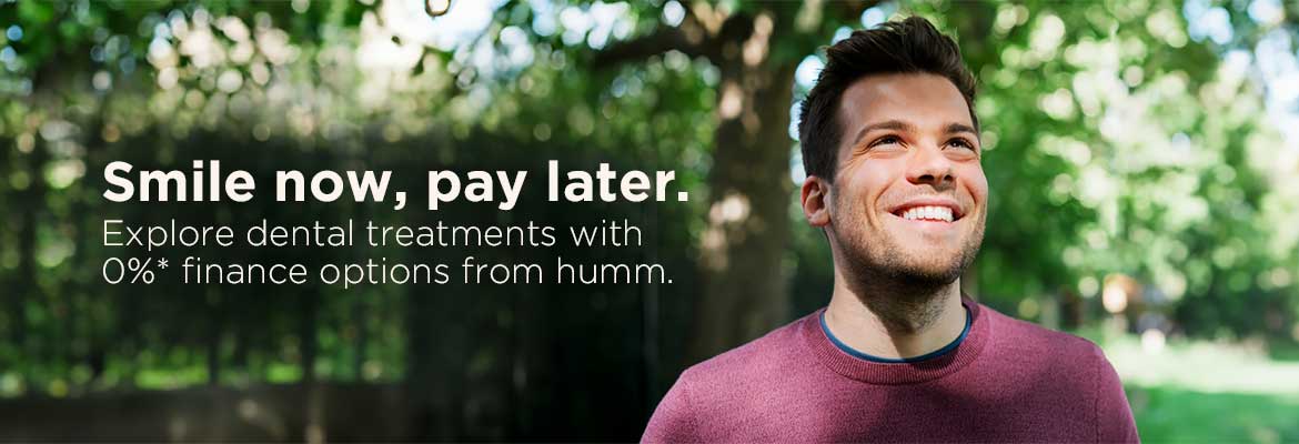 Explore dental treatments with 0%*finance options from humm.